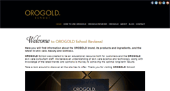 Desktop Screenshot of orogoldschool.com